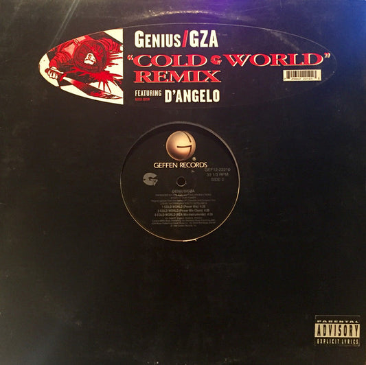 Genius* / GZA Featuring D'Angelo : Cold World (Remix) (12")