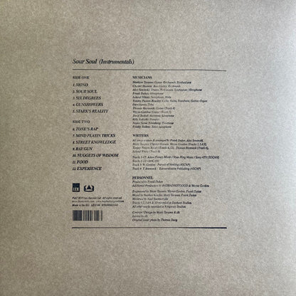 BadBadNotGood & Ghostface Killah : Sour Soul (Instrumentals) (LP, Album, Ltd, RE, Gol)
