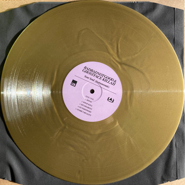 BadBadNotGood & Ghostface Killah : Sour Soul (Instrumentals) (LP, Album, Ltd, RE, Gol)