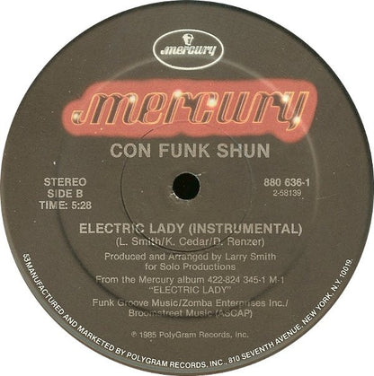 Con Funk Shun : Electric Lady (12", 53 )