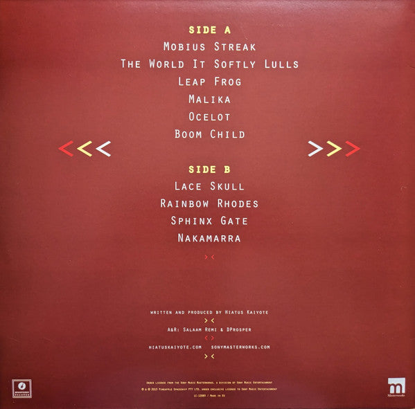 Hiatus Kaiyote : Tawk Tomahawk (LP, Album, RE, Red + 7")