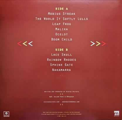 Hiatus Kaiyote : Tawk Tomahawk (LP, Album, RE, Red + 7")