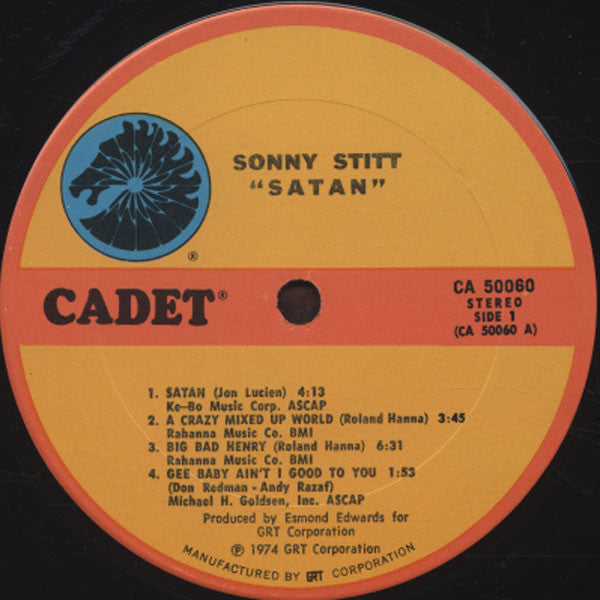 Sonny Stitt : Satan (LP, Album, Pit)