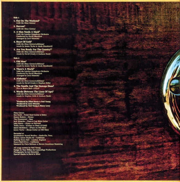 Neil Young : Harvest (LP, Album, RE, RM, Gat)