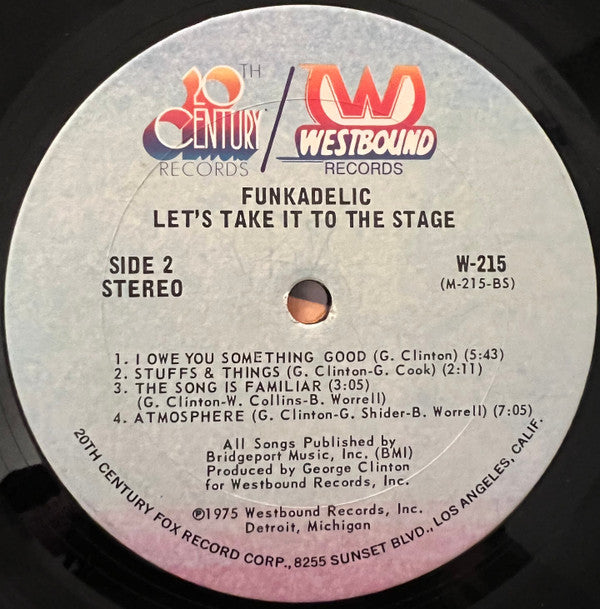 Funkadelic : Let's Take It To The Stage (LP, Album, Gat)