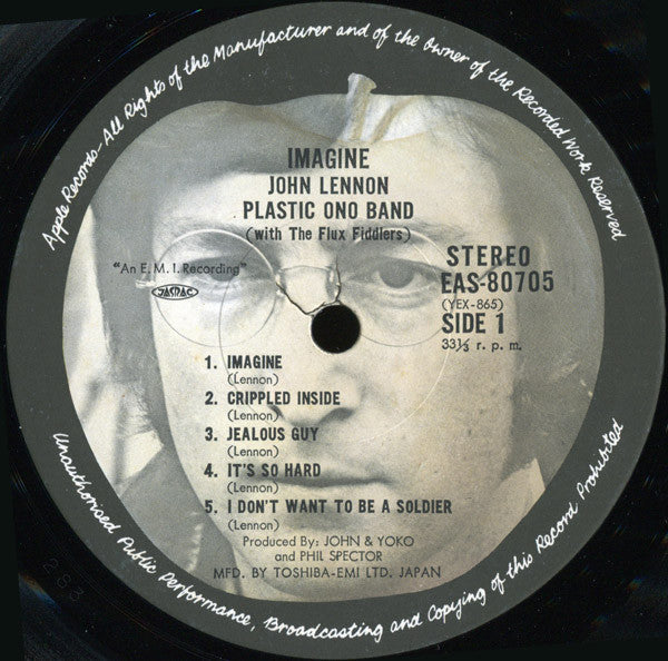 John Lennon : Imagine (LP, Album, RE)