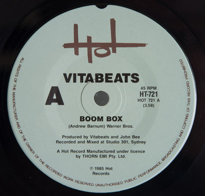 Vitabeats : Boom Box (7", Single)