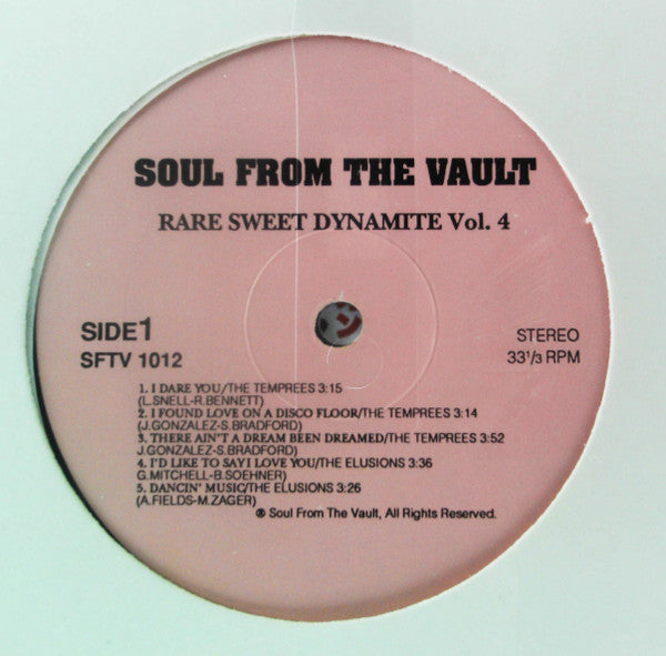 Various : Rare Sweet Dynamite Vol. 4 (LP, Comp)