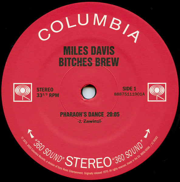 Miles Davis : Bitches Brew (2xLP, Album, RE, 180)