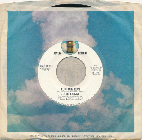 Jo Jo Gunne : Run Run Run (7", Single, PL,)