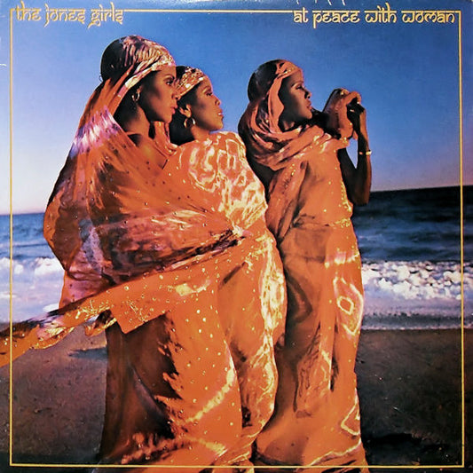The Jones Girls : At Peace With Woman (LP, Album, Promo)