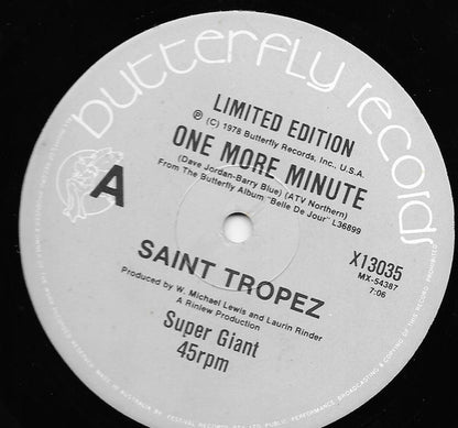 Saint Tropez : One More Minute / Belle De Jour (12")