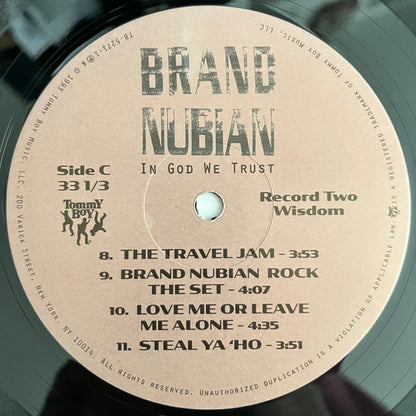 Brand Nubian : In God We Trust (2xLP, Album, RE, RM, 30t + 7")