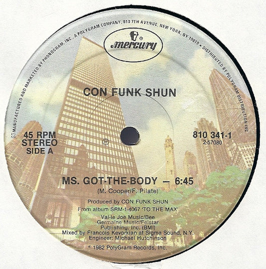 Con Funk Shun : Ms. Got-The-Body (12", 53)