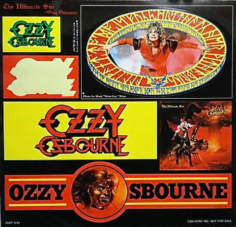 Ozzy Osbourne = オジー・オズボーン* : The Ultimate Sin = 罪と罰 (LP, Album)