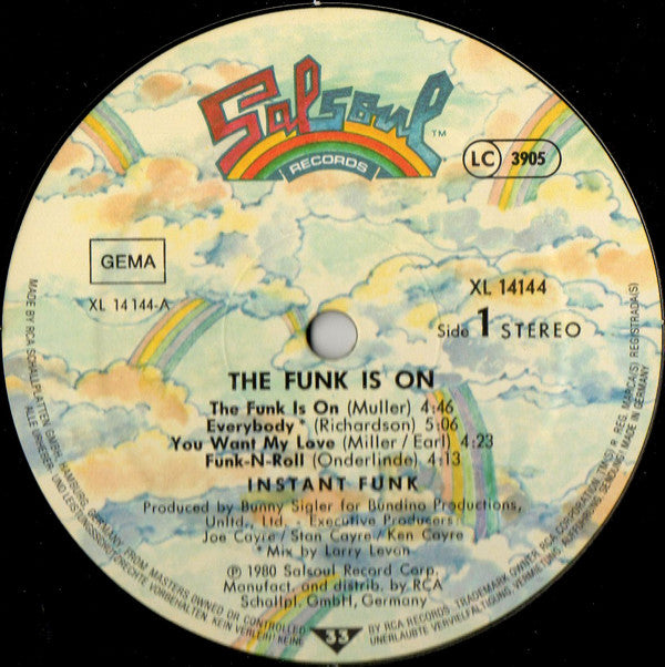 Instant Funk : The Funk Is On (LP, Album)