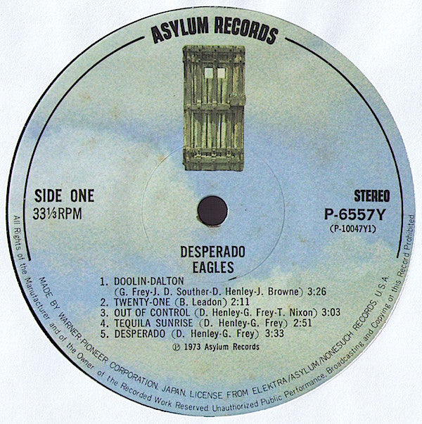 Eagles : Desperado (LP, Album, RE)