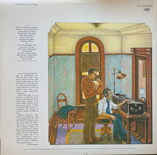 Robert Johnson : King Of The Delta Blues Singers Vol. II (LP, Comp, Mono, RE)