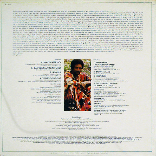 Quincy Jones : Smackwater Jack (LP, Album)