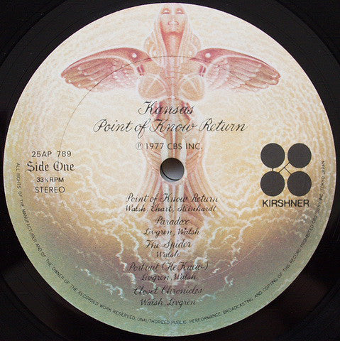 Kansas (2) : Point Of Know Return (LP, Album)