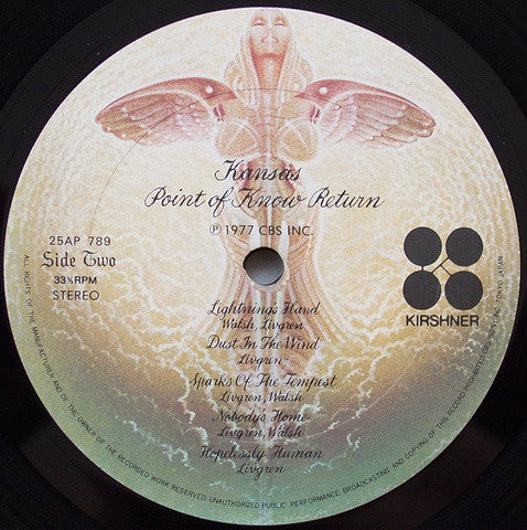 Kansas (2) : Point Of Know Return (LP, Album)