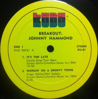 Johnny Hammond : Breakout (LP, Album, All)