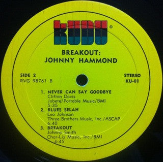 Johnny Hammond : Breakout (LP, Album, All)