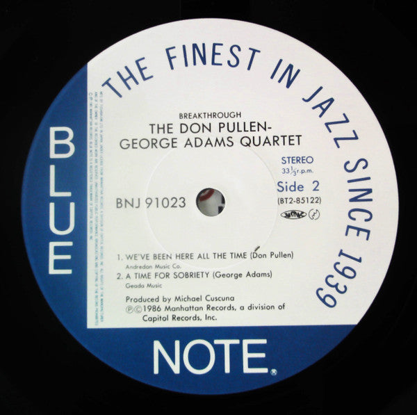 The Don Pullen - George Adams Quartet* : Breakthrough (LP, Album)