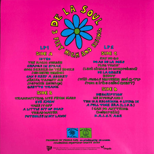 De La Soul : 3 Feet High And Rising (2xLP, Album, RE, 180)