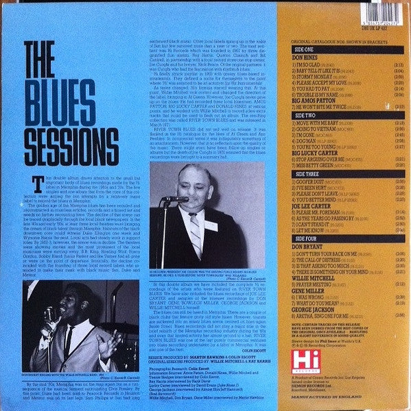 Various : Hi Records: The Blues Sessions (2xLP, Comp)