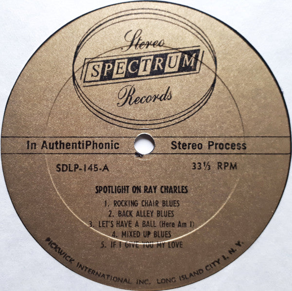 Ray Charles : Spotlight On Ray Charles (LP, Comp)