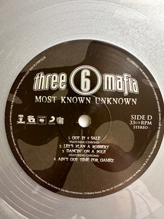 Three 6 Mafia : Most Known Unknown (2xLP, Album, Ltd, RP, Sil)