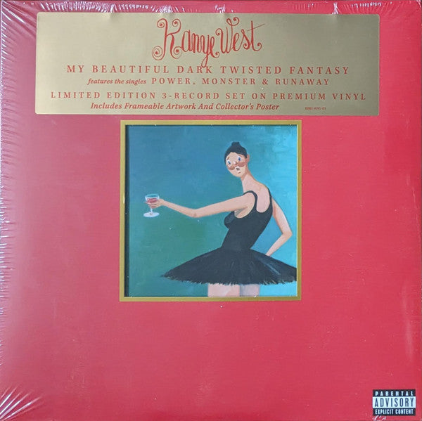 Kanye West : My Beautiful Dark Twisted Fantasy (3xLP, Album, Ltd, RE)