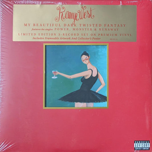 Kanye West : My Beautiful Dark Twisted Fantasy (3xLP, Album, Ltd, RE)