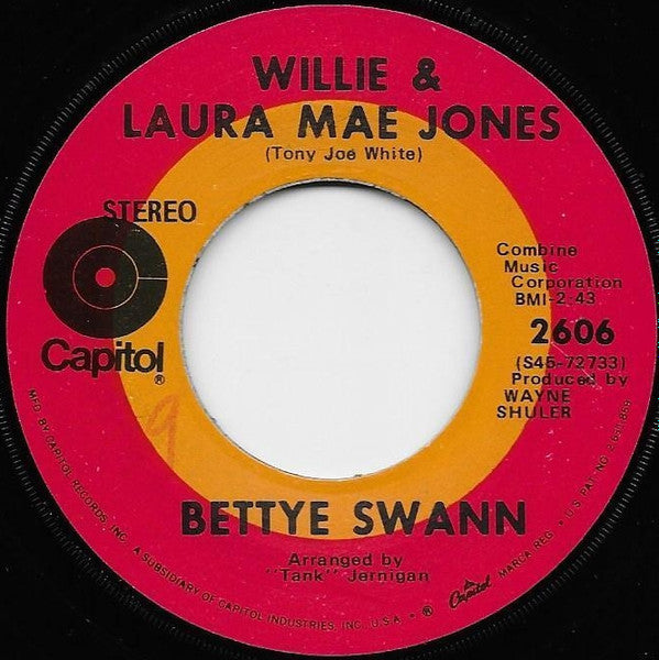 Bettye Swann : Don't You Ever Get Tired (Of Hurting Me)  / Willie & Laura Mae Jones (7")