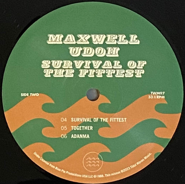 Maxwell Udoh (Dove's Golden Voice)* : Survival Of The Fittest (LP, Album, RSD, Ltd, RE)