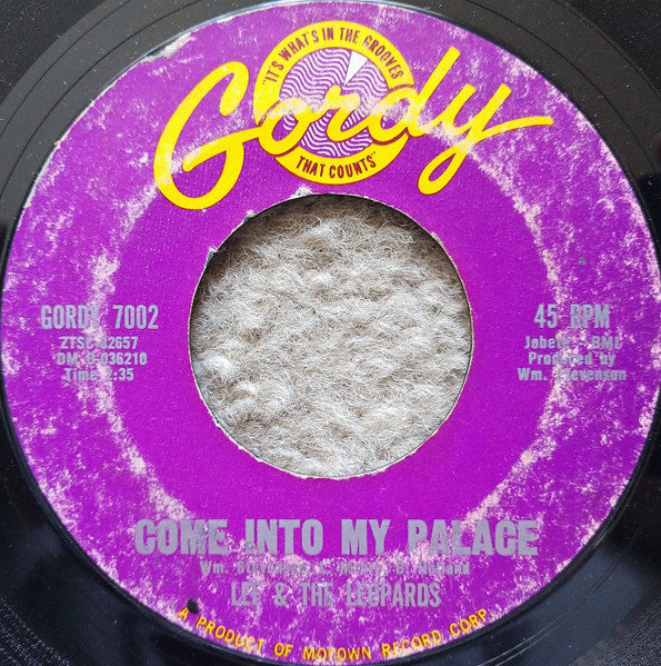 Lee & The Leopards : Come Into My Palace / Trying To Make It (7", Single, Mono, Styrene)