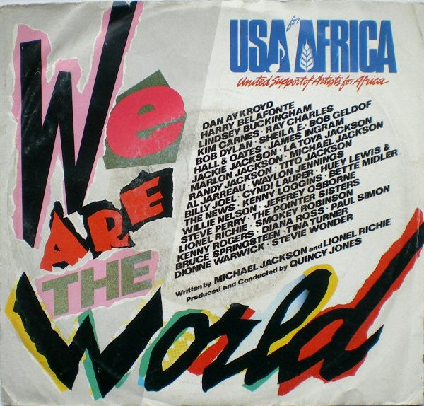 USA For Africa : We Are The World (7", Single)