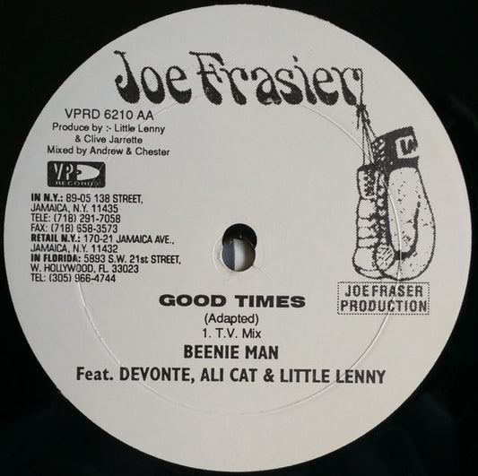 Beenie Man feat. Devonte, Alley Cat (4) & Little Lenny : Good Times (12")