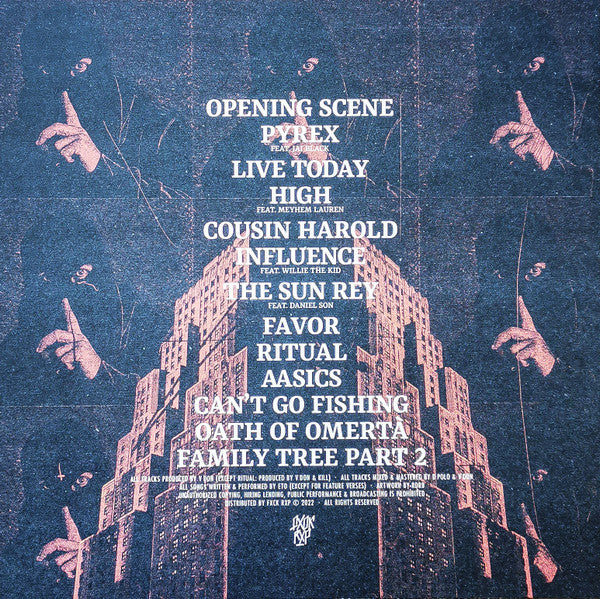 Lil' Eto & V Don : Omertà: The Film (LP, Album, Ltd, RE, Blu)
