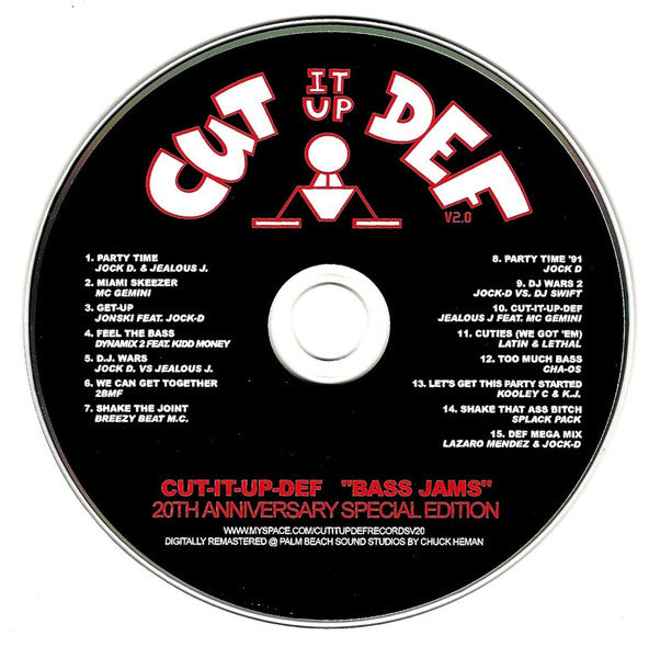 Various : Cut It Up Def (Miami Bass Jams) (20th Anniversary Special Edition) (CD, Comp, RE, RM, Car)