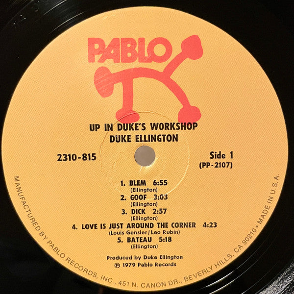 Duke Ellington & His Orchestra* : Up In Duke's Workshop (LP, Album)
