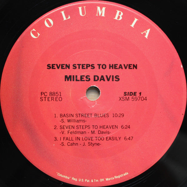 Miles Davis : Seven Steps To Heaven (LP, Album, RE)