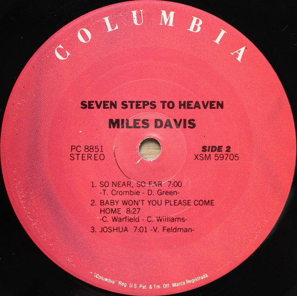 Miles Davis : Seven Steps To Heaven (LP, Album, RE)