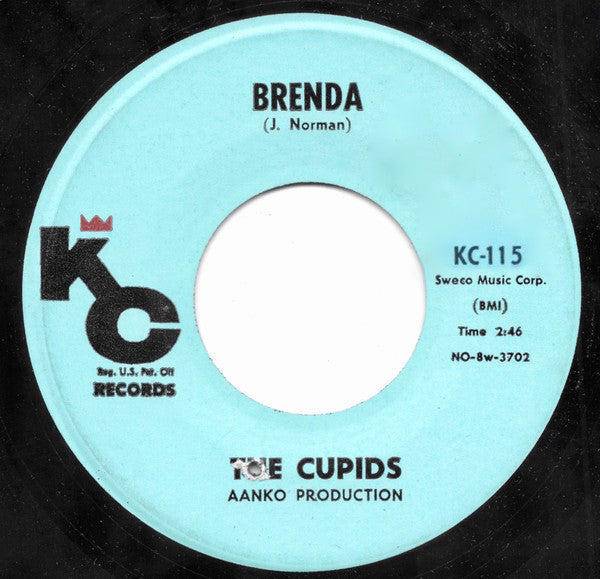 The Cupids (2) : Brenda / For You (7", Single)