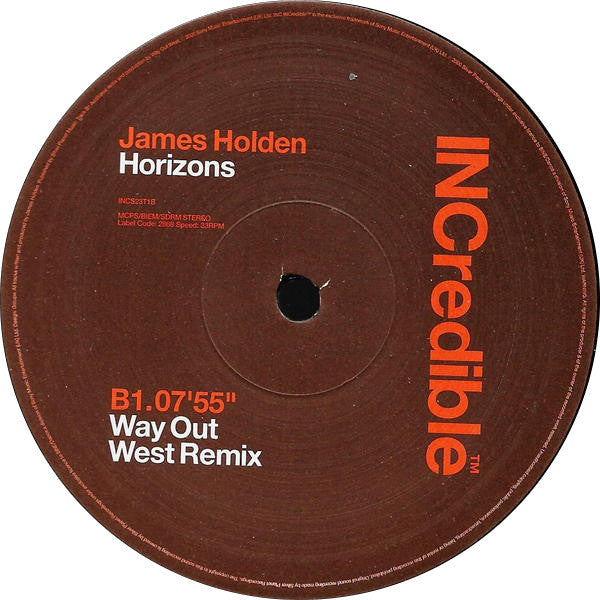 James Holden : Horizons (12")