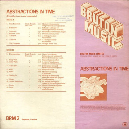 Frank Reidy / Eric Allen : Abstractions In Time (LP)