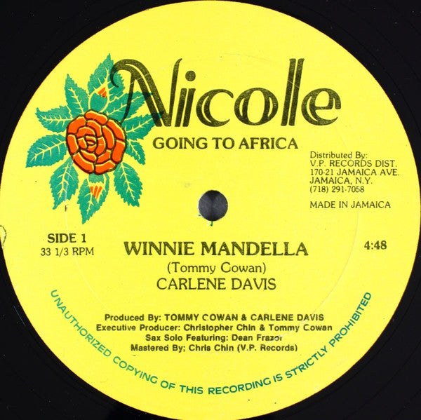 Carlene Davis : Winnie Mandela (12")