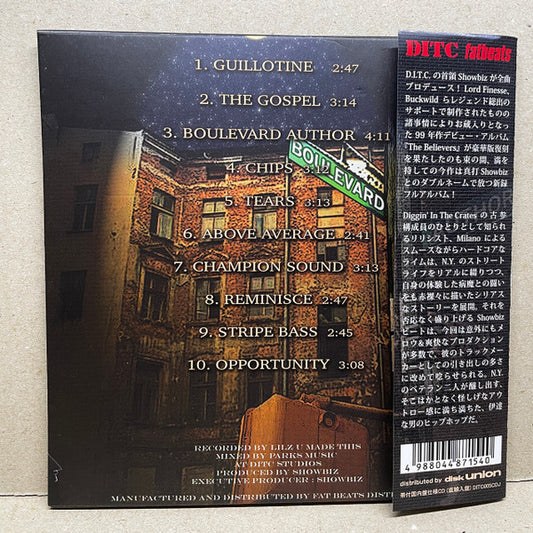 Showbiz x Milano (2) : Boulevard Author (CD, Album)