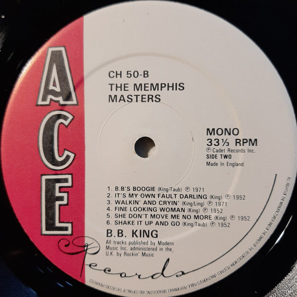 B.B. King : The Memphis Masters (LP, Comp, Mono)
